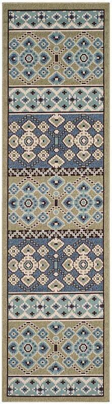 Safavieh Veranda Ver093-0642 Green / Blue Rugs.