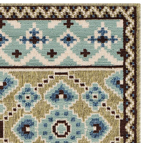Safavieh Veranda Ver093-0642 Green / Blue Rugs.