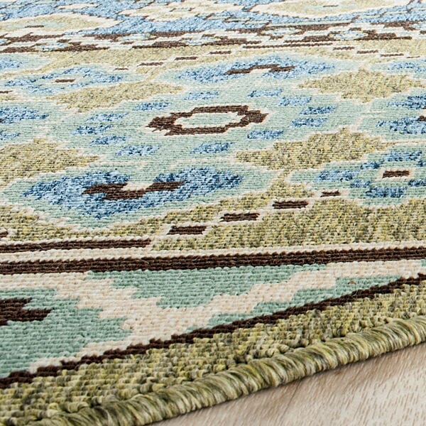 Safavieh Veranda Ver093-0642 Green / Blue Rugs.