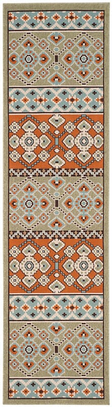 Safavieh Veranda Ver093-0742 Green / Terracotta Rugs.