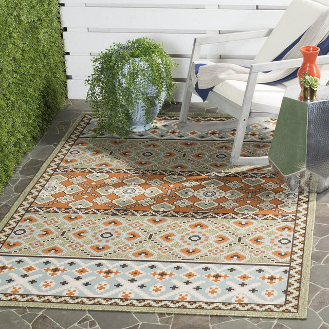 Safavieh Veranda Ver093-0742 Green / Terracotta Rugs.