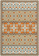 Safavieh Veranda Ver093-0742 Green / Terracotta Rugs.