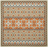 Safavieh Veranda Ver093-0742 Green / Terracotta Rugs.