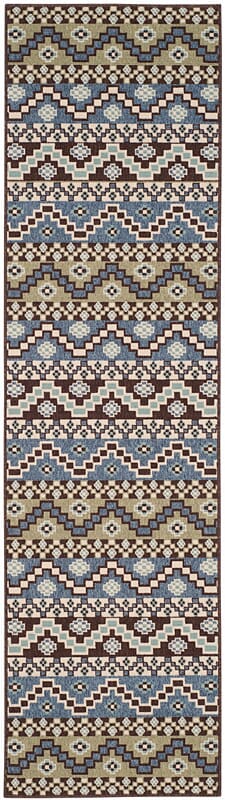 Safavieh Veranda Ver095-0651 Blue / Creme Rugs.