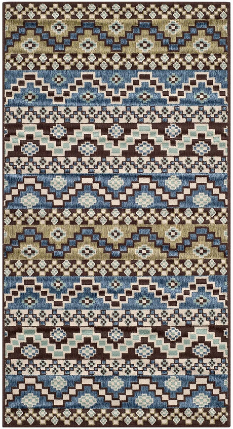 Safavieh Veranda Ver095-0651 Blue / Creme Rugs.