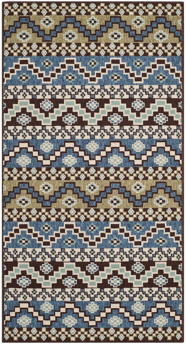 Safavieh Veranda Ver095-0651 Blue / Creme Rugs.