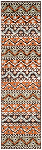 Safavieh Veranda Ver095-0752 Terracotta / Chocolate Rugs.