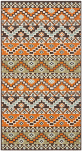 Safavieh Veranda Ver095-0752 Terracotta / Chocolate Rugs.