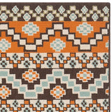 Safavieh Veranda Ver095-0752 Terracotta / Chocolate Rugs.