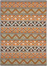 Safavieh Veranda Ver095-0752 Terracotta / Chocolate Rugs.