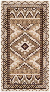 Safavieh Veranda Ver096-0215 Creme / Brown Southwestern Area Rug