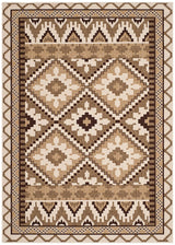 Safavieh Veranda Ver096-0215 Creme / Brown Rugs.