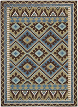 Safavieh Veranda Ver096-0642 Green / Chocolate Rugs.