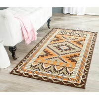 Safavieh Veranda Ver096-0742 Green / Terracotta Southwestern Area Rug