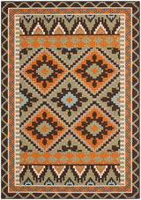 Safavieh Veranda Ver096-0742 Green / Terracotta Rugs.