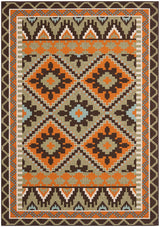 Safavieh Veranda Ver096-0742 Green / Terracotta Rugs.