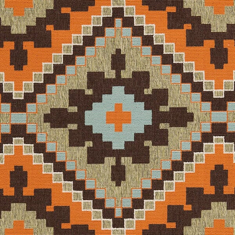Safavieh Veranda Ver096-0742 Green / Terracotta Rugs.