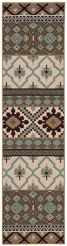 Safavieh Veranda Ver097-0215 Creme / Brown Rugs.