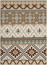 Safavieh Veranda Ver097-0215 Creme / Brown Rugs.
