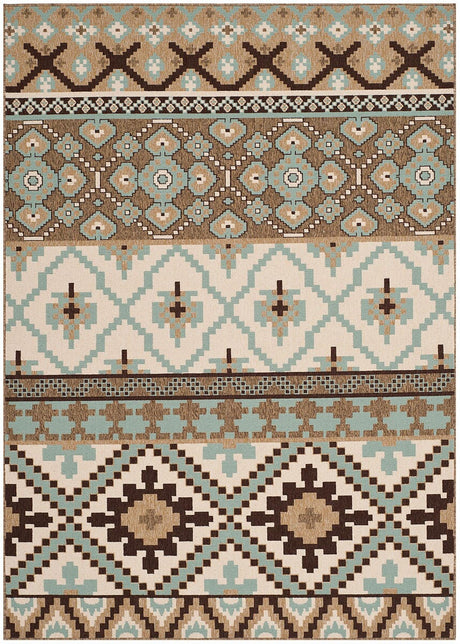 Safavieh Veranda Ver097-0215 Creme / Brown Rugs.