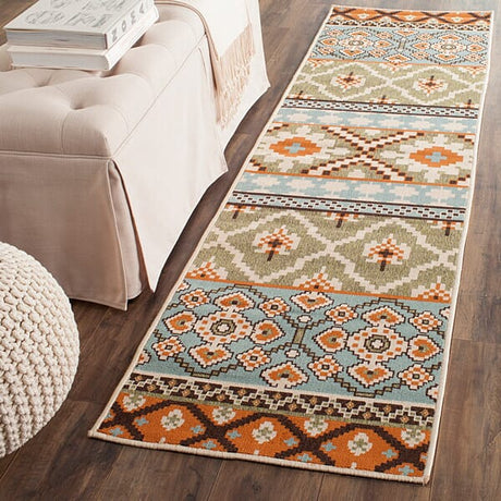 Safavieh Veranda Ver097-0745 Green / Terracotta Rugs.