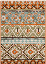 Safavieh Veranda Ver097-0745 Green / Terracotta Rugs.