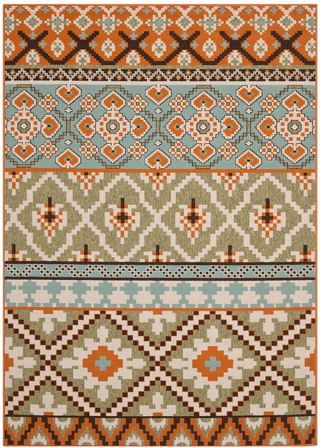 Safavieh Veranda Ver097-0745 Green / Terracotta Rugs.