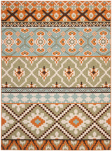 Safavieh Veranda Ver097-0745 Green / Terracotta Rugs.