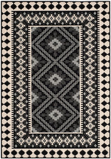 Safavieh Veranda Ver099-0421 Black / Creme Rugs.