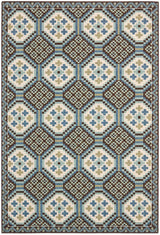 Safavieh Veranda Ver100-0652 Blue / Chocolate Rugs.