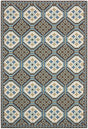 Safavieh Veranda Ver100-0652 Blue / Chocolate Rugs.