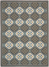 Safavieh Veranda Ver100-0652 Blue / Chocolate Rugs.