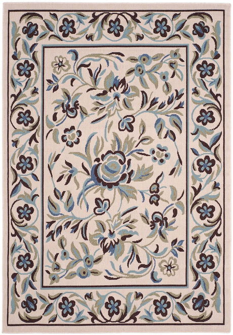 Safavieh Veranda Verb011-0614 Cream / Green Rugs.
