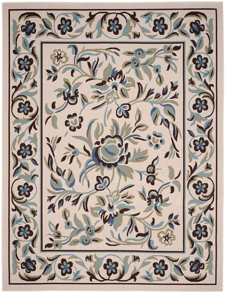 Safavieh Veranda Verb011-0614 Cream / Green Rugs.