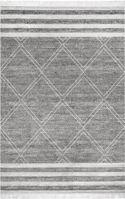 Nuloom Roberge Coastal Nro1487B Gray Area Rug