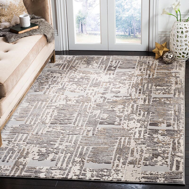 Safavieh Vogue Vge774F Grey / Cream Area Rug