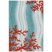 Liora Manne Visions Iv Coral Reef 3255/03 Water Coastal Area Rug