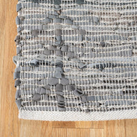 Nuloom Jasonna Leather Tribal Nja2827A Gray Area Rug