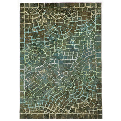 Liora Manne Visions V Arch Tile 3257/03 Lapis Area Rug