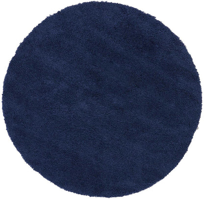 Nourison Malibu Shag Msg01 Navy Shag Area Rug