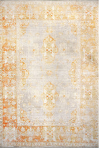 Nuloom Hayden Printed Herati Nha2602A Orange Area Rug