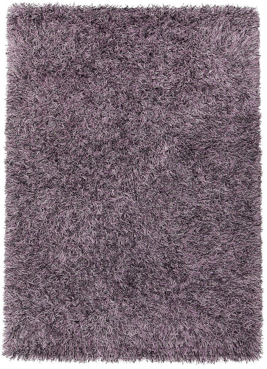 Chandra Vilma Vil43101 Purple Shag Area Rug
