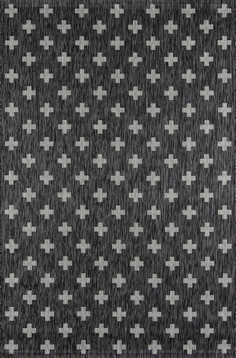 Momeni Novogratz Villa Vi-01 Charcoal Geometric Area Rug