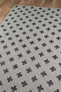 Momeni Novogratz Villa Vi-01 Grey Geometric Area Rug