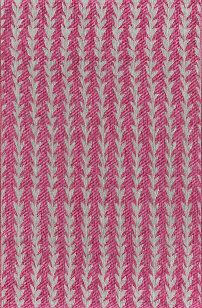 Momeni Novogratz Villa Amalfi Vi-02 Fuschia Striped Area Rug