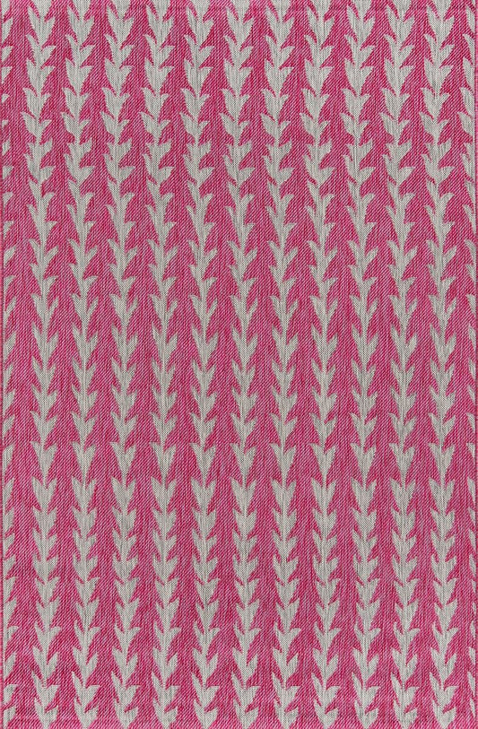 Momeni Novogratz Villa Amalfi Vi-02 Fuschia Striped Area Rug