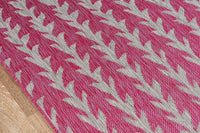 Momeni Novogratz Villa Amalfi Vi-02 Fuschia Striped Area Rug