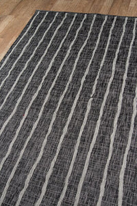 Momeni Novogratz Villa Vi-03 Charcoal Striped Area Rug