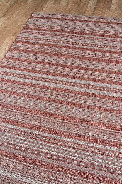 Momeni Novogratz Villa Vi-04 Copper Striped Area Rug