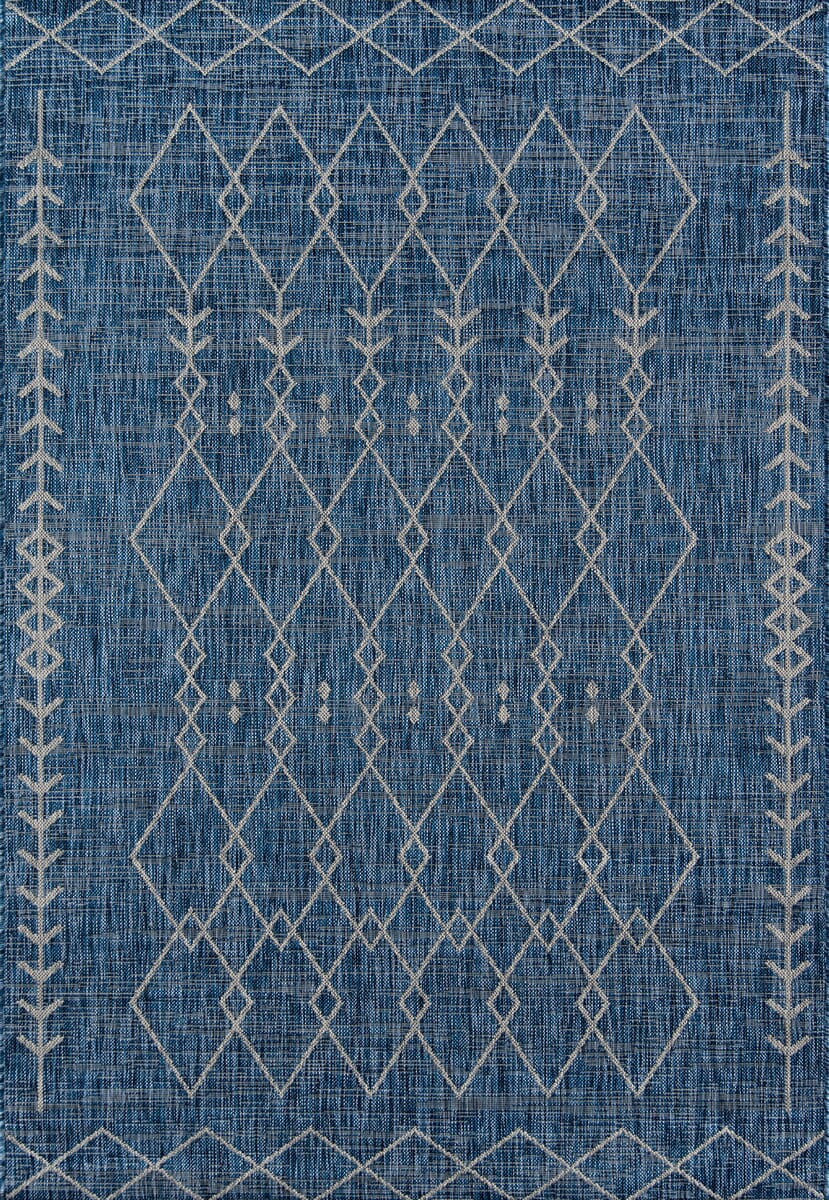 Momeni Novogratz Villa Monaco Vi-08 Blue Moroccan Area Rug